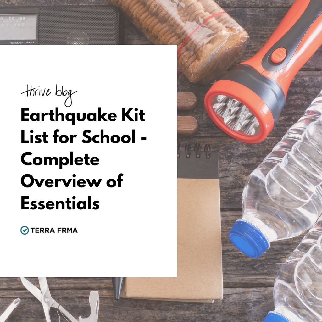 Essentials to Include in an Earthquake Kit List for School – Terra Frma